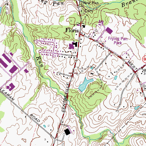 Topographic Map of Church of God, VA