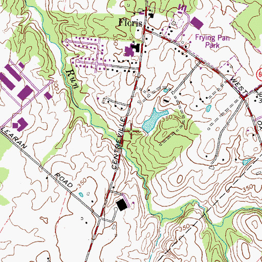 Topographic Map of The Church of Jesus Christ of Latter Day Saints, VA