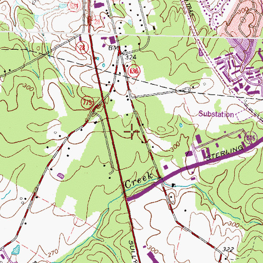 Topographic Map of Technology Trading Center, VA