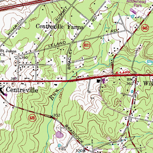 Topographic Map of Tree of Life Bible Church, VA