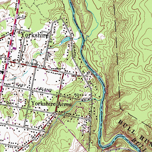 Topographic Map of Trinity Wesleyan Church, VA