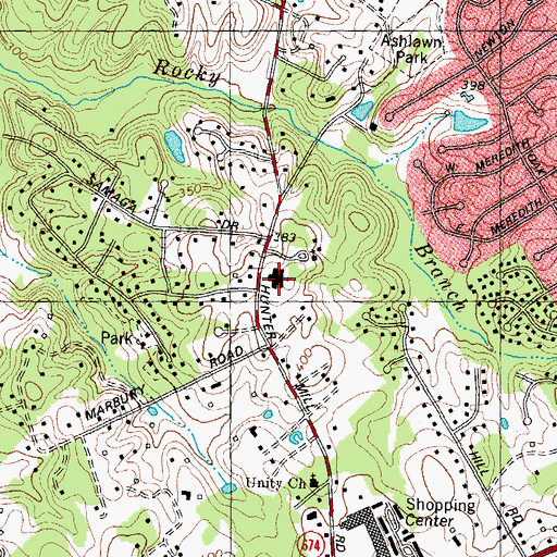 Topographic Map of The Church of Jesus Christ of Latter Day Saints, VA