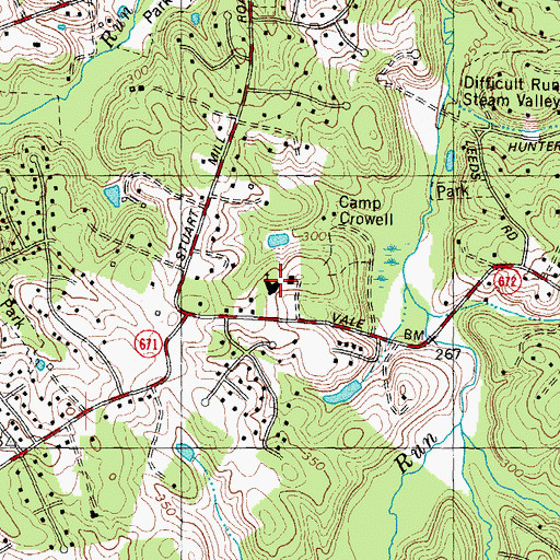 Topographic Map of Whole World Fellowship Church, VA