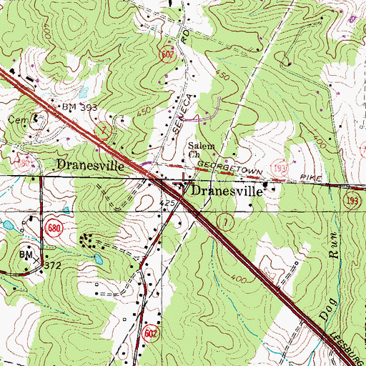 Topographic Map of Church of the Brethren, VA