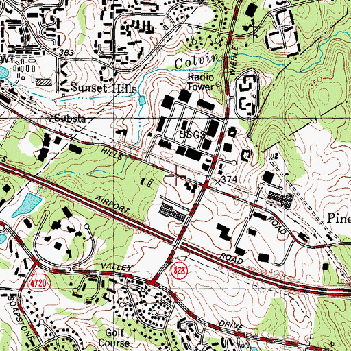 Topographic Map of Reston Industrial Venture Park, VA
