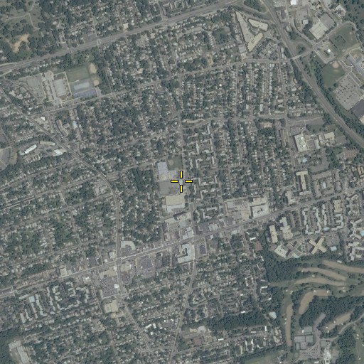 Aerial/Satellite Image of Columbia Pike Library, VA