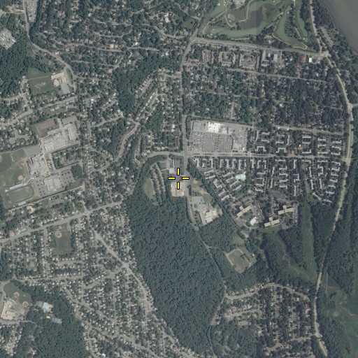 Aerial/Satellite Image of Martha Washington Library, VA