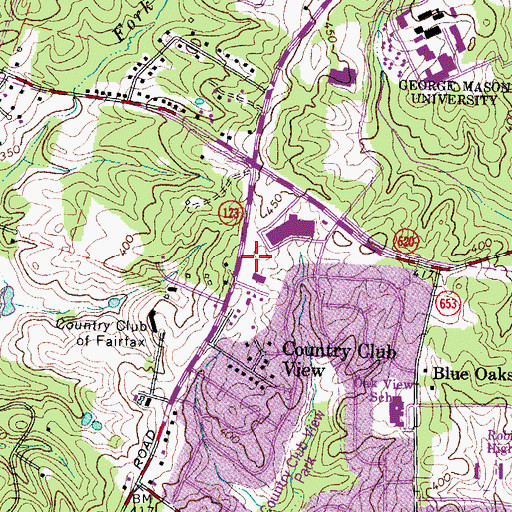 Topographic Map of The Church of Jesus Christ of Latter Day Saints, VA