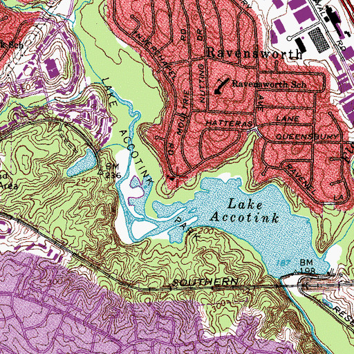 Topographic Map of Church of Jesus Christ, VA