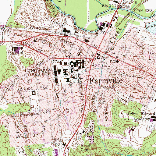 Topographic Map of Iler Field, VA