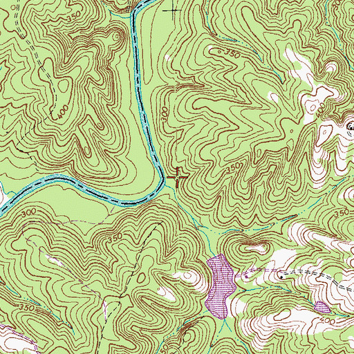 Topographic Map of Jamestown (historical), VA