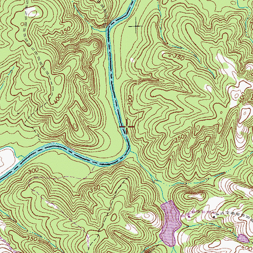 Topographic Map of Jamestown Bridge (historical), VA