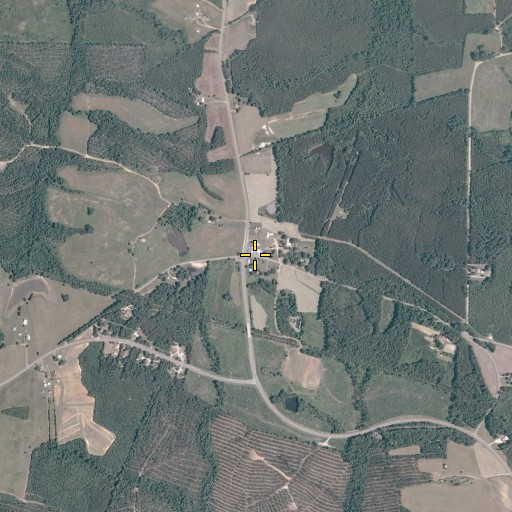 Aerial/Satellite Image of Danieltown, VA