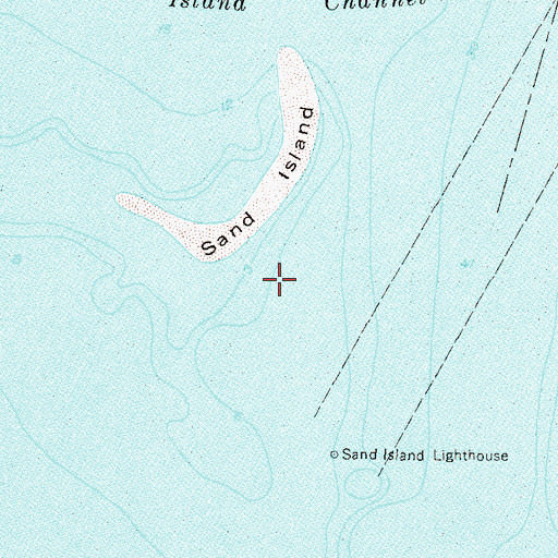 Topographic Map of The Cut, AL