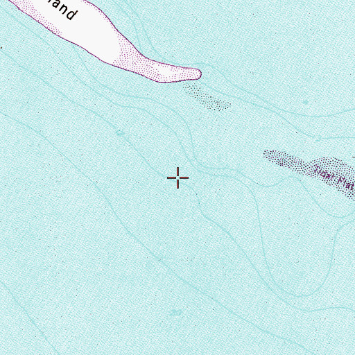 Topographic Map of Middle Channel, AL