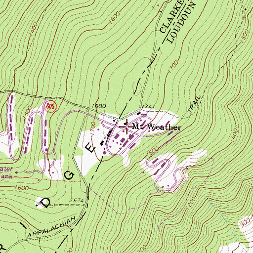 Topographic Map of Mount Weather Emergency Assistance Center, VA