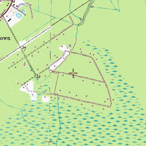 Topographic Map of Wonderland Forest, VA