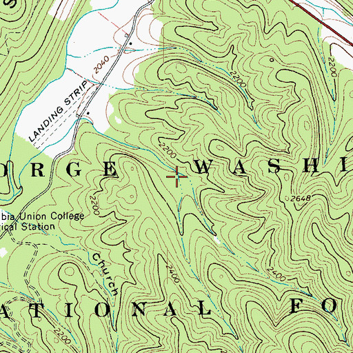 Topographic Map of Phillips Hollow, VA