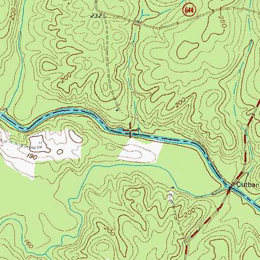Topographic Map of Emerson Millpond (historical), VA