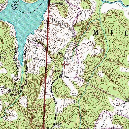 Topographic Map of Jonesboro (historical), VA