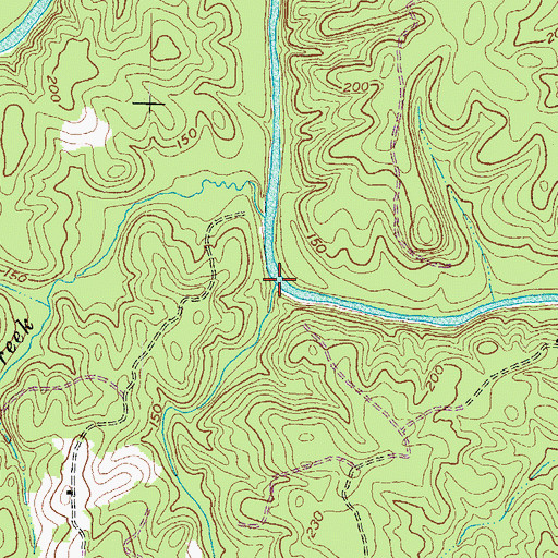 Topographic Map of Millpond Creek, VA