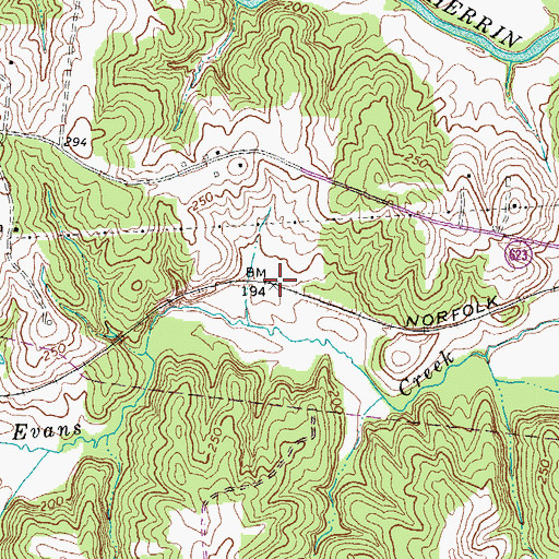 Topographic Map of Netta (historical), VA