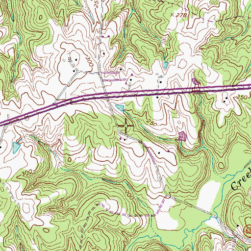 Topographic Map of Netta Church (historical), VA