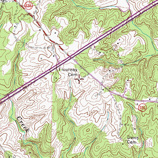 Topographic Map of Union Church (historical), VA