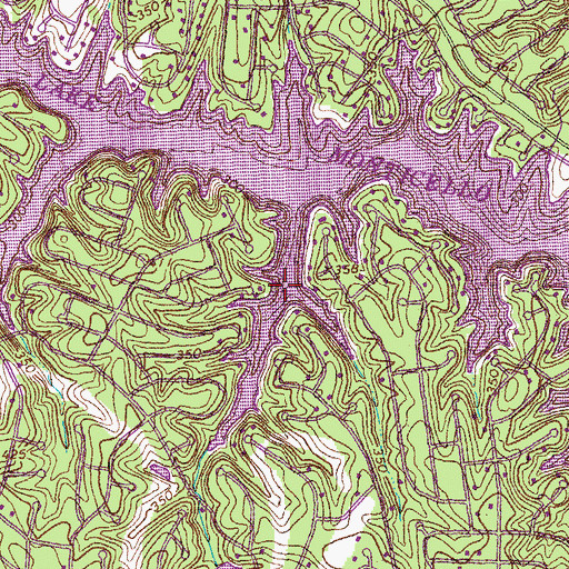 Topographic Map of Monroe Cove, VA