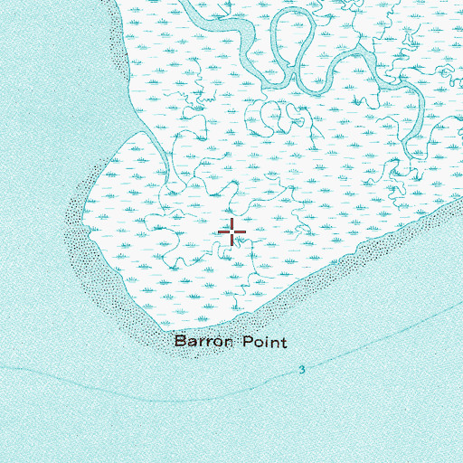 Topographic Map of Turtleback Island, AL