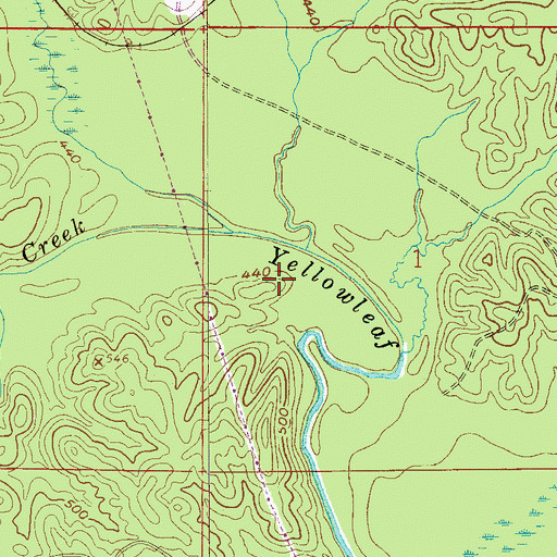 Topographic Map of Lanka Oka (historical), AL