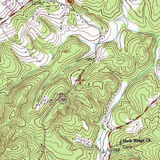 Topographic Map of Smith School (historical), VA