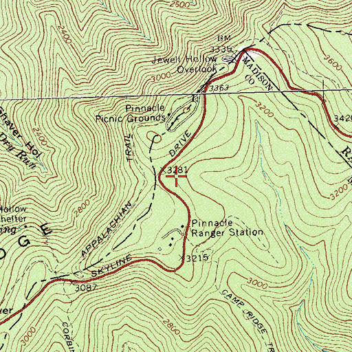 Topographic Map of Sexton Shelter (historical), VA