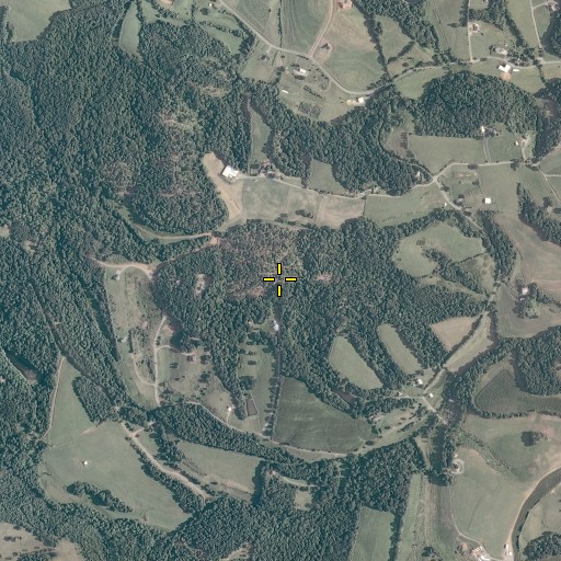 Aerial/Satellite Image of Bunker Hill, VA