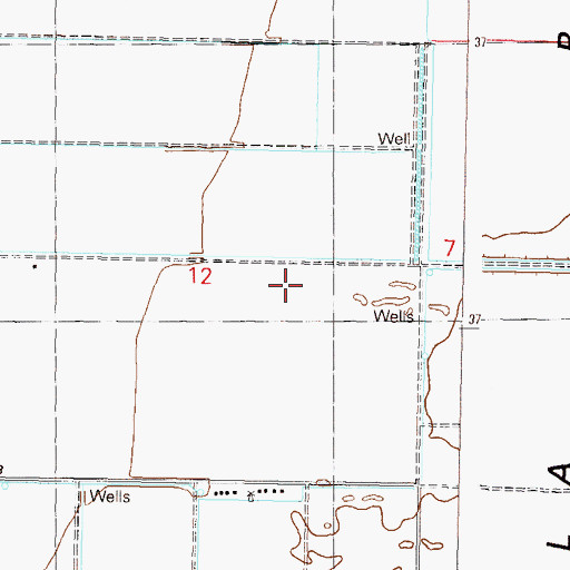 Topographic Map of Porterfield Well, AZ