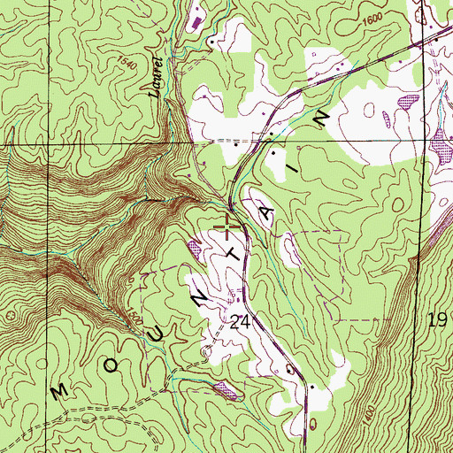 Topographic Map of Ross Cemetery, AL