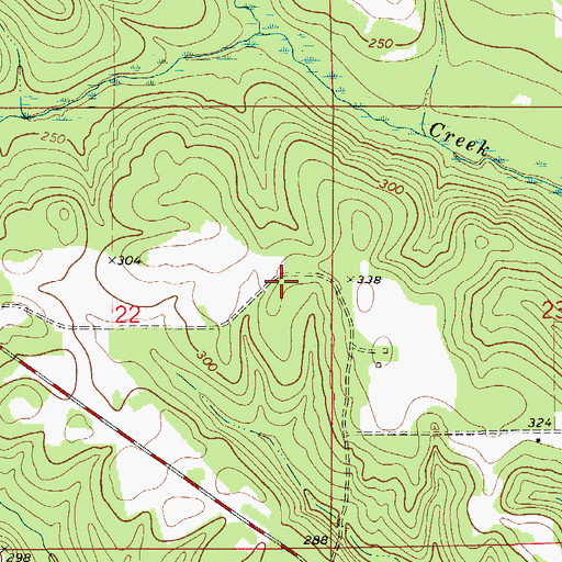 Topographic Map of Ivey Cemetery, AL
