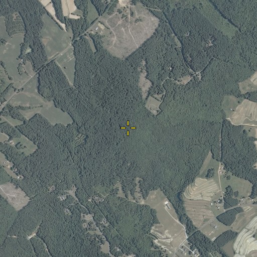 Aerial/Satellite Image of White Oak Mountain, VA