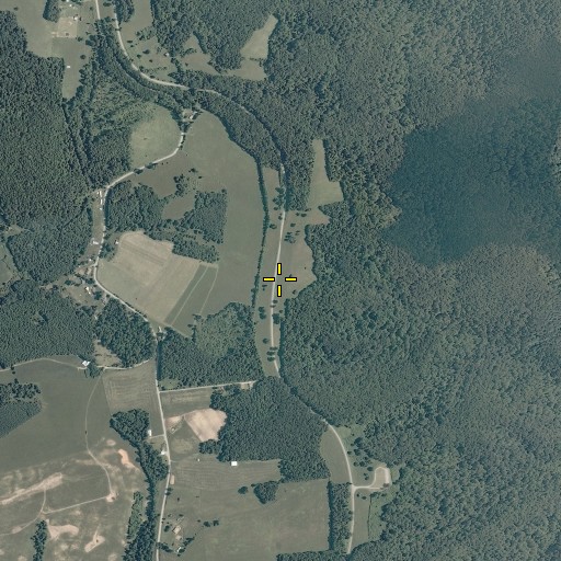 Aerial/Satellite Image of Pine Spur Gap, VA
