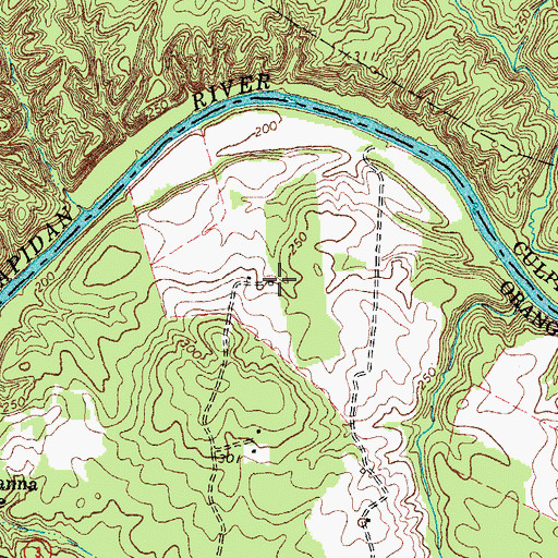 Topographic Map of Enchanted Castle, VA