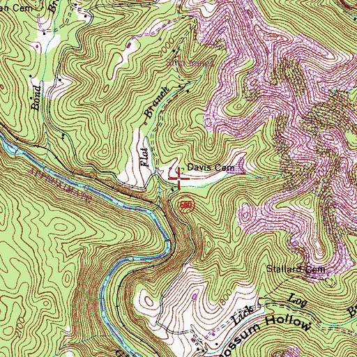Topographic Map of Laurel Grove School (historical), VA