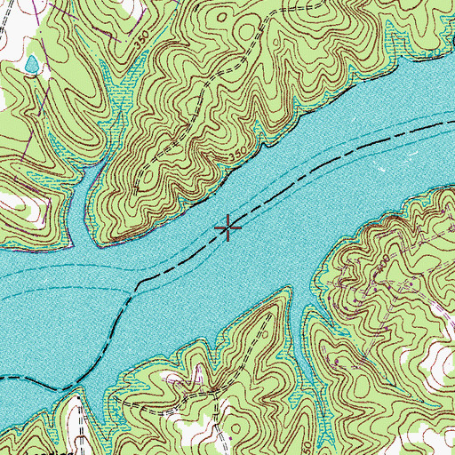 Topographic Map of Hog Island (historical), VA