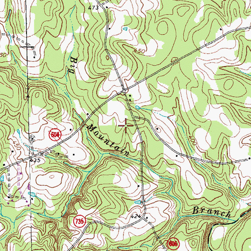 Topographic Map of Rip Rap, VA