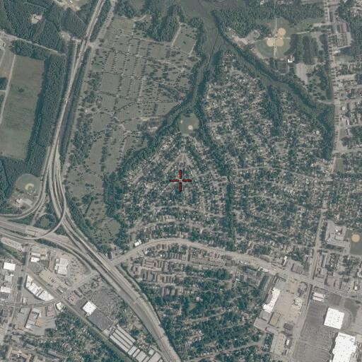 Aerial/Satellite Image of Monticello Village, VA