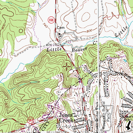 Topographic Map of Stultz School (historical), VA