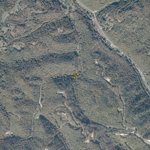 Aerial/Satellite Image of Hurricane Branch, VA