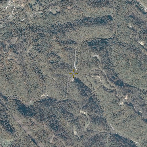 Aerial/Satellite Image of Upper Hurricane Branch, VA