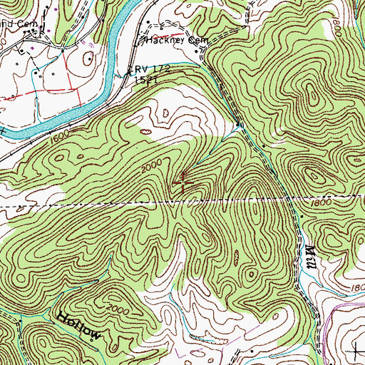 Topographic Map of Kiser (historical), VA