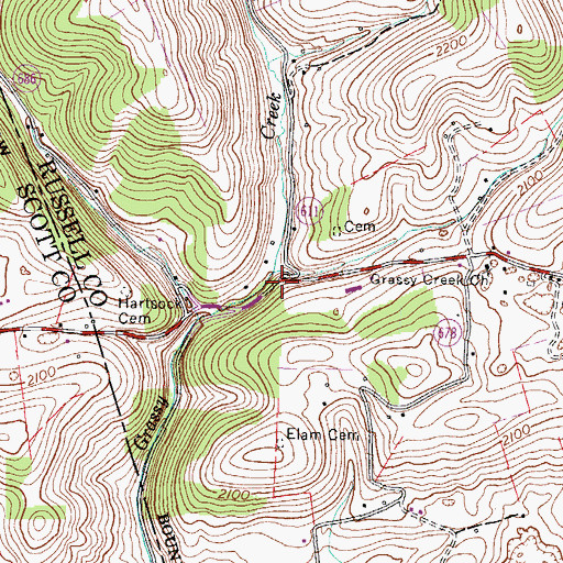 Topographic Map of Point Truth, VA