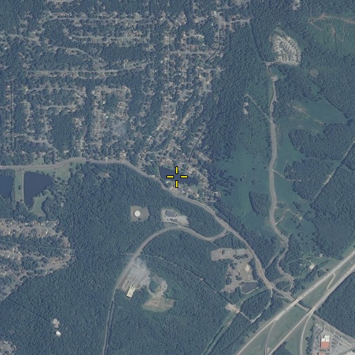Aerial/Satellite Image of Edwards Lake Spring, AL